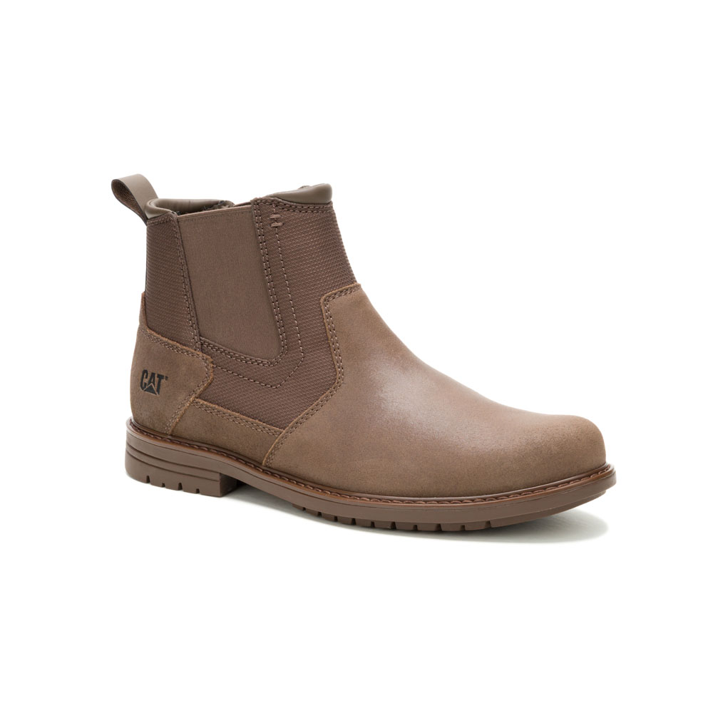 Threshold Chelsea | Mens Leather Boot | Bungee Cord | CAT Footwear